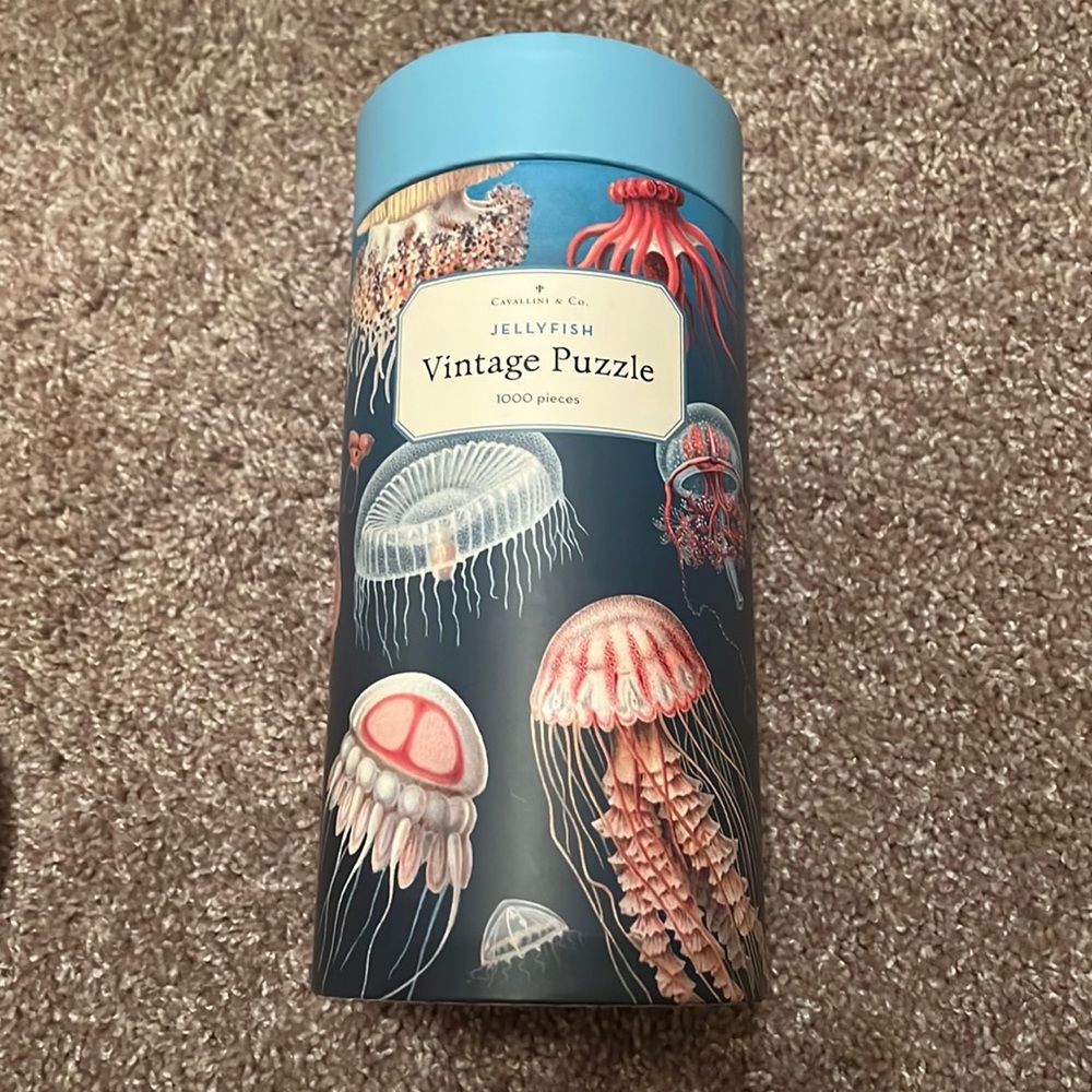 🧩Vintage Jellyfish Cavallini & Co Puzzle🧩